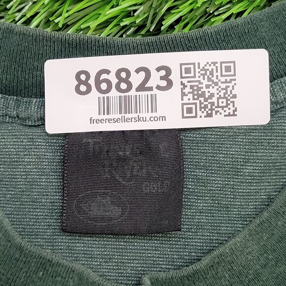 Vintage 80s Port-Aransas Texas Shirt XL 23x28 Sun-Faded Green - Picture 5 of 14